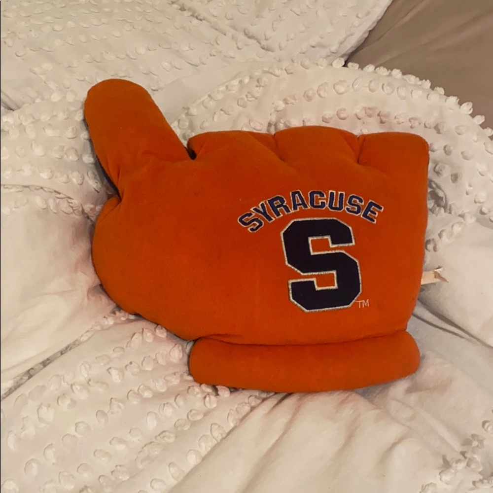 Syracuse SU #1 stuffed hand